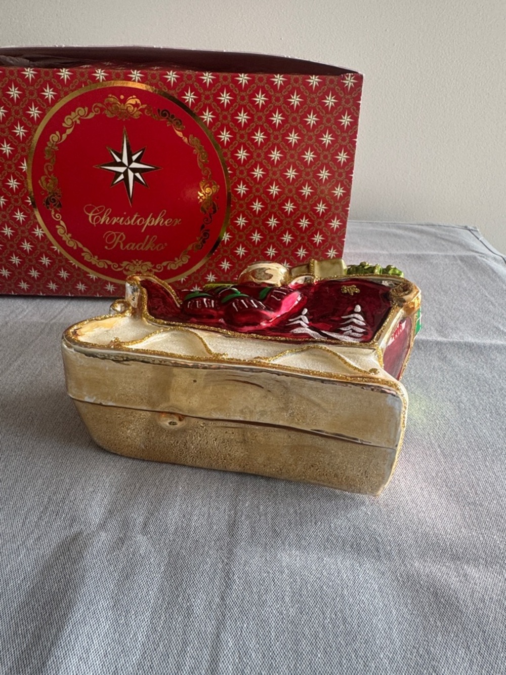 Christopher Radko holiday ornament. Retired. - Picture 6 of 8